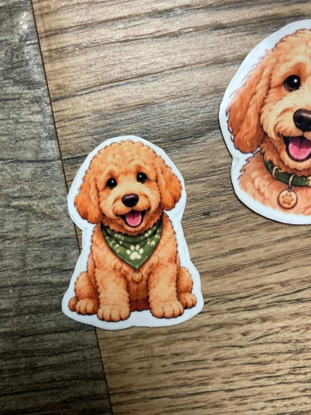 3 Flexible Dog Magnets Mini Goldendoodle Doodle Puppy Refrigerator Fridge Decor